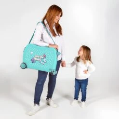 Maleta Infantil Correpasilos Movom Save The Planet Azul -Almacenamiento De Viaje 10065