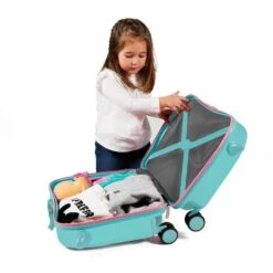 Maleta Infantil Correpasilos Movom Save The Planet Azul -Almacenamiento De Viaje 10074