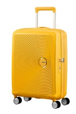 Maleta Cabina 55 Cm 4 Ruedas Exp American Tourister Soundbox Amarilla