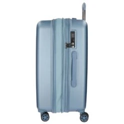 Maleta Grande 75 Cm 4 Ruedas Rigida Expandible Movom Wood Plata -Almacenamiento De Viaje 12555