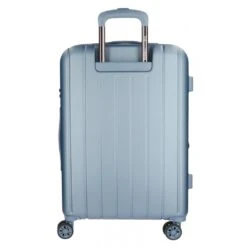 Maleta Grande 75 Cm 4 Ruedas Rigida Expandible Movom Wood Plata -Almacenamiento De Viaje 12637