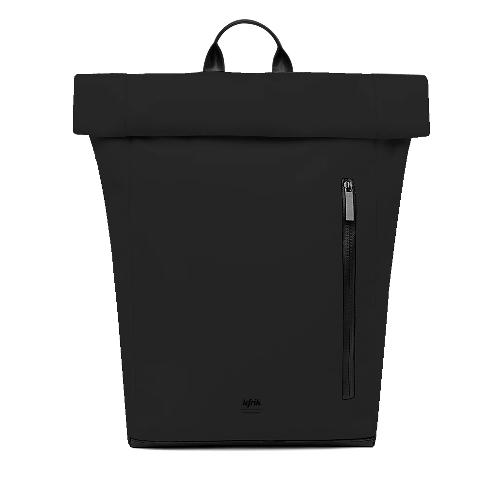 Mochila Eco Roll Lefrik Negro 3 Mochila Eco Roll Lefrik Negro