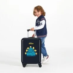 Maleta Cabina 55 Cm 4 Ruedas Rigida We Are A Minion Marino -Almacenamiento De Viaje 17096