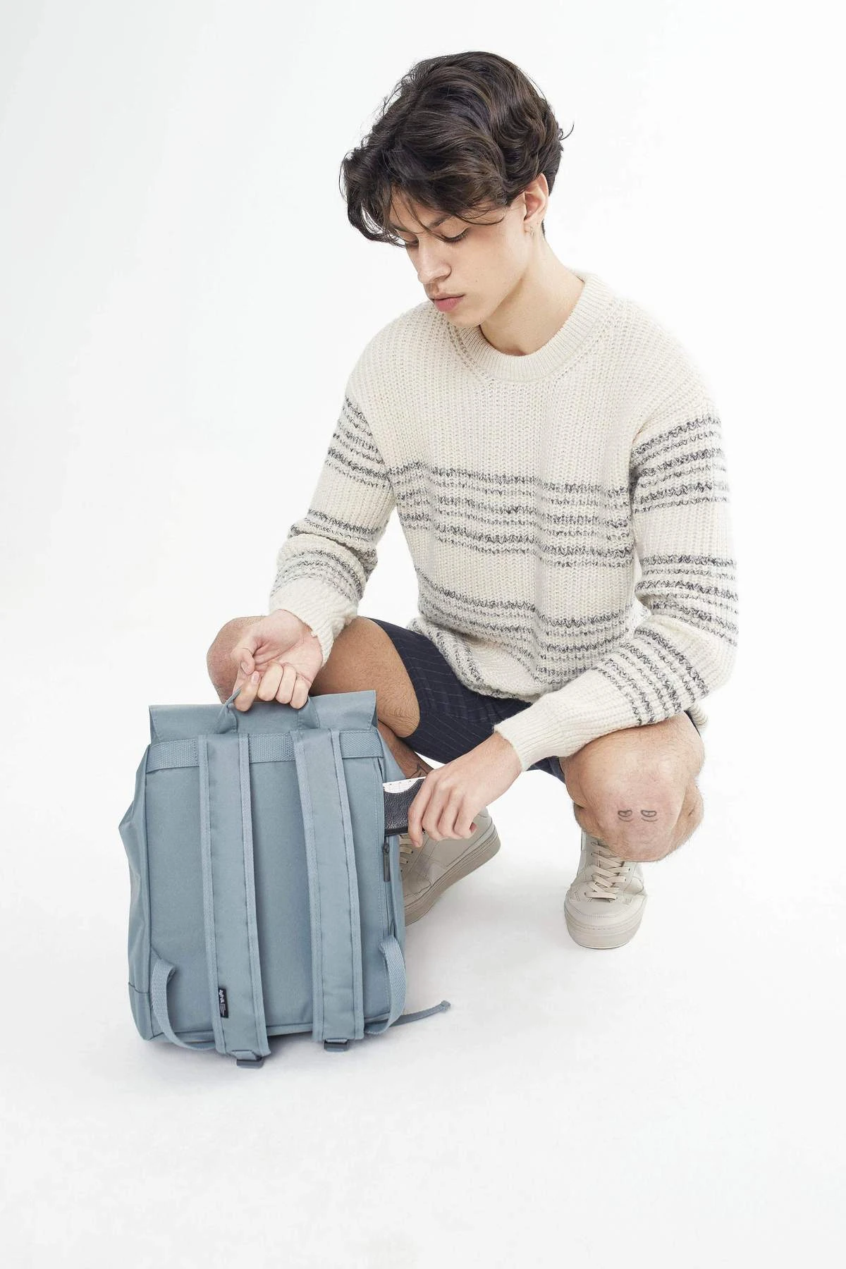 Mochila Lefrik Scout Metal Hook Azul Piedra (Stone Blue) 9 Mochila Lefrik Scout Metal Hook Azul Piedra (Stone Blue) - Imagen 7