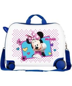 Disney Maleta Infantil Correpasillos 2 Ruedas Multidireccionales Minnie Joy Azul