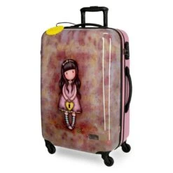 Maleta Mediana 67 Cm 4 Ruedas Rigida Gorjuss The Secret -Almacenamiento De Viaje 21490