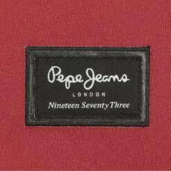 Pepe Jeans Mochila Portaordenador+estuche PPJ Aris Evergreen Rojo Oscuro -Almacenamiento De Viaje 22099