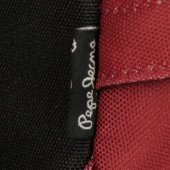 Pepe Jeans Mochila Portaordenador+estuche PPJ Aris Evergreen Rojo Oscuro -Almacenamiento De Viaje 22136