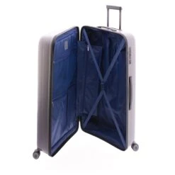 Maleta Grande 75 Cm 4 Ruedas Rígido Gladiator Ocean Gris -Almacenamiento De Viaje 22867
