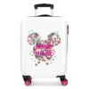 Disney Maleta Cabina 55 Cm 4 Ruedas Rigida Minnie Sunny Day Flores Fucsia -Almacenamiento De Viaje 2342