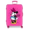 Disney Maleta Mediana 68 Cm 4 Ruedas Rigida Minnie Rock Dots Fucsia