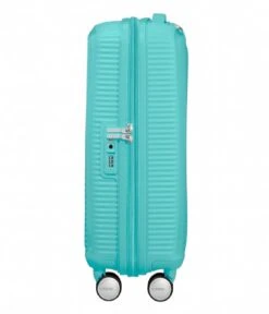 Maleta Cabina 55 Cm 4R Exp American Tourister Soundbox Turquesa (Poolside B -Almacenamiento De Viaje 23572
