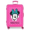Disney Maleta Mediana 68 Cm 4 Ruedas Rigida Minnie Sunny Day Fucsia