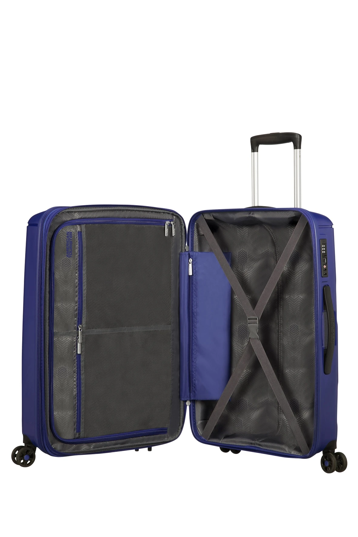 Maleta Cabina 55 Cm 4 R Exp American Tourister Soundbox Azul (Midnight Navy 5 Maleta Cabina 55 Cm 4 R Exp American Tourister Soundbox Azul (Midnight Navy - Imagen 3