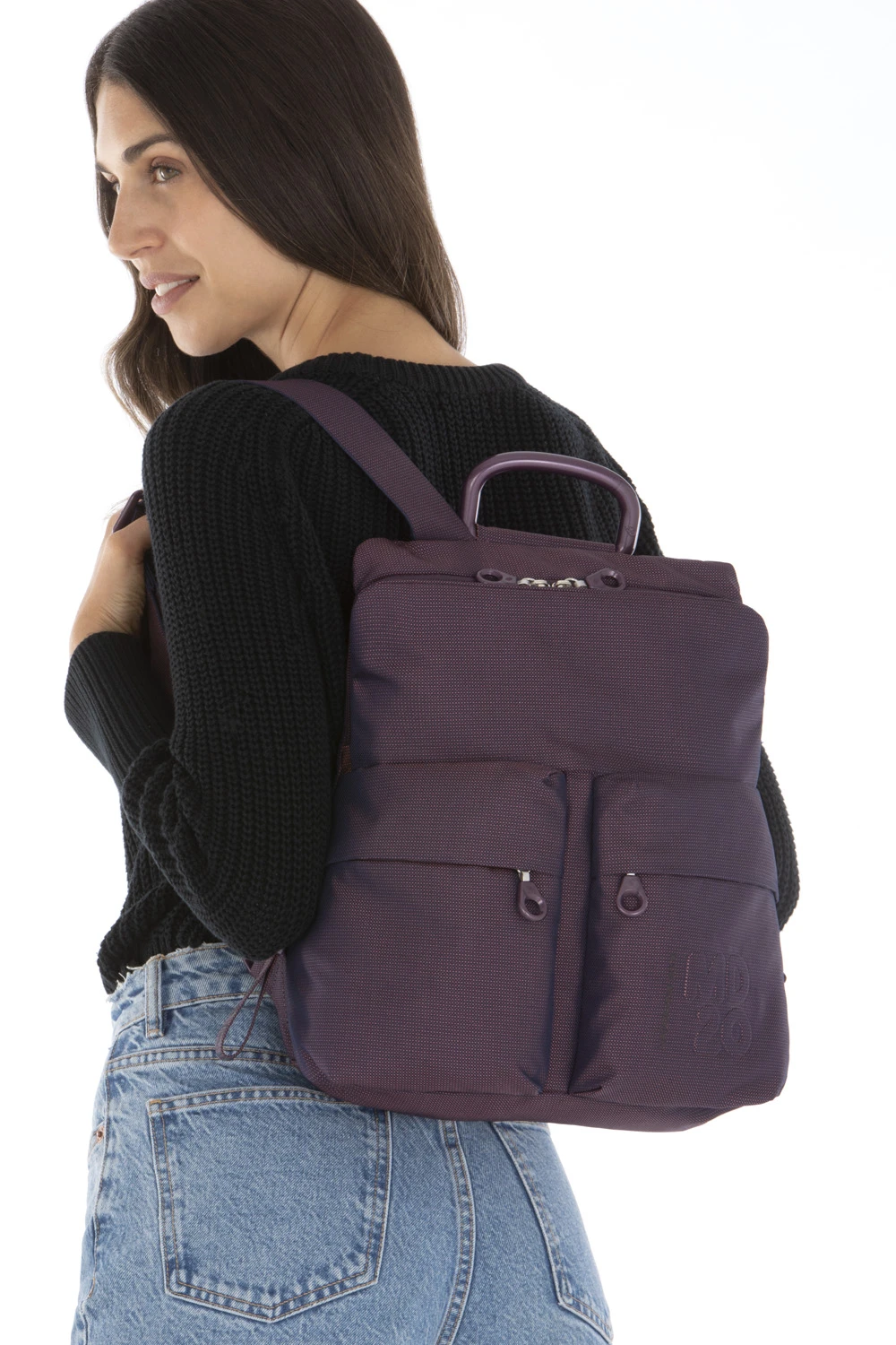 Mochila Estrecha MD20 QMTZ4 Mandarina Duck Granate (Tillandsia Purple) 4 Mochila Estrecha MD20 QMTZ4 Mandarina Duck Granate (Tillandsia Purple) - Imagen 2