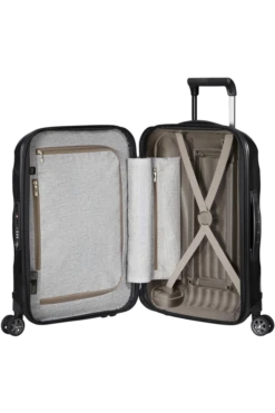 Maleta Trolley Cabina 55 Cm 4R Expandible Samsonite C-Lite Negro (Black) -Almacenamiento De Viaje 24017