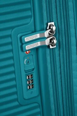 Maleta Cabina 55 Cm Exp 4 R American Tourister Soundbox Verde (Jade Green -Almacenamiento De Viaje 24429