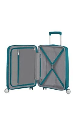 Maleta Cabina 55 Cm Exp 4 R American Tourister Soundbox Verde (Jade Green -Almacenamiento De Viaje 24430