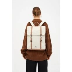 Mochila Lefrik Handy Metal Hook Crudo ( Ecru/Tobacco ) 6 Mochila Lefrik Handy Metal Hook Crudo ( Ecru/Tobacco ) -Almacenamiento De Viaje 24592