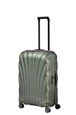 Maleta Trolley Mediana 69 Cm 4 Ruedas Samsonite C-Lite Verde ( Met Green ) -Almacenamiento De Viaje 24860