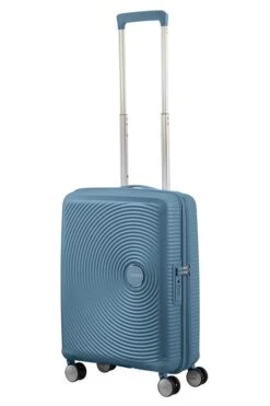 Maleta Cabina 55 Cm Exp 4 R American Tourister Soundbox Azul ( Ston 15 Maleta Cabina 55 Cm Exp 4 R American Tourister Soundbox Azul ( Ston -Almacenamiento De Viaje 25241