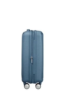 Maleta Cabina 55 Cm Exp 4 R American Tourister Soundbox Azul ( Ston 13 Maleta Cabina 55 Cm Exp 4 R American Tourister Soundbox Azul ( Ston -Almacenamiento De Viaje 25263