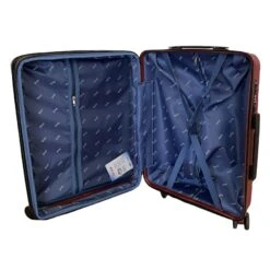 Maleta Mediana 4 Ruedas Expandible Bienoti-EV 8092 Granate -Almacenamiento De Viaje 25605