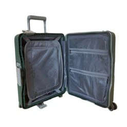 Maleta Mediana 4 Ruedas Anclajes Bienoti-EV 8093 Verde Oscuro -Almacenamiento De Viaje 26457