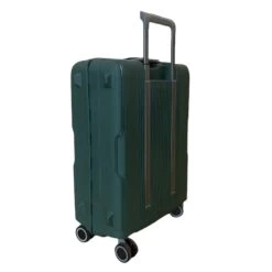 Maleta Mediana 4 Ruedas Anclajes Bienoti-EV 8093 Verde Oscuro -Almacenamiento De Viaje 26668