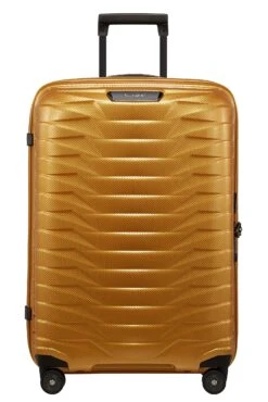 Maleta Mediana 69 Cm 4 Ruedas Samsonite Proxis Dorada (Honey Gold) -Almacenamiento De Viaje 26897