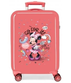 Disney Maleta De Cabina 55 Cm 4 Ruedas Rígida Minie Loving Life 3 Disney Maleta De Cabina 55 Cm 4 Ruedas Rígida Minie Loving Life