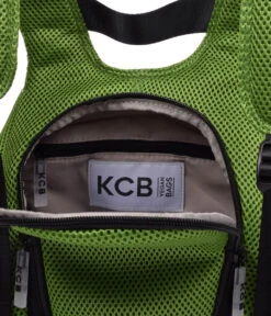 Mochila Grande Antirrobo 3D KCB 2360 Verde Manzana -Almacenamiento De Viaje 27359