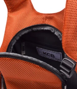 Mochila Pequeña Antirrobo 3D KCB 2363 Naranja -Almacenamiento De Viaje 27369