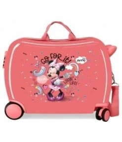 Disney Maleta Infantil Correpasillos 2 Ruedas Multidirec Minnie Loving Liffe -Almacenamiento De Viaje 27527