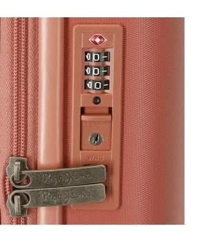 Maleta Mediana 70 Cm 4 Ruedas Exp Pepe Jeans Highlight Terracota 15 Maleta Mediana 70 Cm 4 Ruedas Exp Pepe Jeans Highlight Terracota - Imagen 13