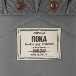 Mochila Roka London Canfield B Mediana Sostenible Nylon Gris (Stormy) 13 Mochila Roka London Canfield B Mediana Sostenible Nylon Gris (Stormy) -Almacenamiento De Viaje 27632
