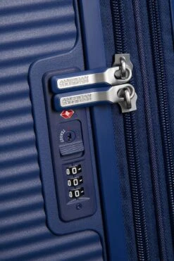 Maleta Grande 77 Cm 4 R Exp American Tourister Soundbox Azul (Midnight Navy -Almacenamiento De Viaje 27906