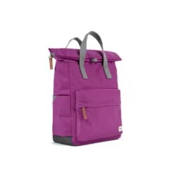 Mochila Roka London Canfield B Pequeña Sostenible Nylon Violeta (Violet) -Almacenamiento De Viaje 27963