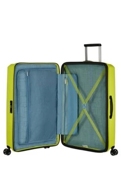 Maleta Grande 77 Cm 4 Ruedas American Tourister Aerostep Light Lima -Almacenamiento De Viaje 28946