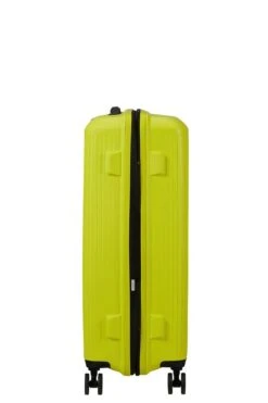 Maleta Mediana 67 Cm 4 Ruedas American Tourister Aerostep Lima ( Light Lima -Almacenamiento De Viaje 28951