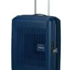 Maleta Cabina 55 Cm 4 Ruedas American Tourister Aerostep Azul Marino -Almacenamiento De Viaje 29004