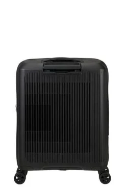 Maleta Cabina 55 Cm 4 Ruedas American Tourister Aerostep Negro ( Black ) -Almacenamiento De Viaje 29019