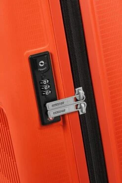 Maleta Cabina 55 Cm 4 Ruedas American Tourister Aerostep Bright Orange -Almacenamiento De Viaje 29023
