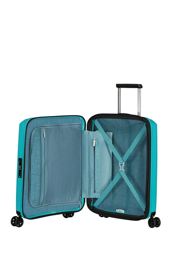 Maleta Cabina 55 Cm 4 Ruedas American Tourister Aerostep Turquesa 4 Maleta Cabina 55 Cm 4 Ruedas American Tourister Aerostep Turquesa - Imagen 2