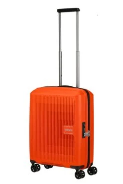Maleta Cabina 55 Cm 4 Ruedas American Tourister Aerostep Bright Orange -Almacenamiento De Viaje 29063
