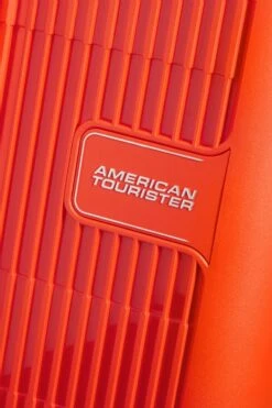Maleta Cabina 55 Cm 4 Ruedas American Tourister Aerostep Bright Orange -Almacenamiento De Viaje 29128