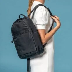 Mochila Grande XL Hedgren Vogue Negro -Almacenamiento De Viaje 29614