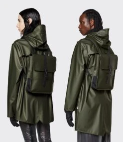 Mochila Rains Micro Verde (Evergreen) -Almacenamiento De Viaje 29734