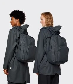 Mochila Rains Base Bag Gris (Slate) -Almacenamiento De Viaje 29743