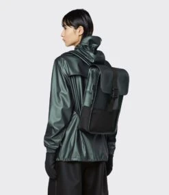 Mochila Buckle Mini Rains Verde Metalizado (Silver Pine) -Almacenamiento De Viaje 29745